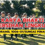 Jumat Bersih Bersama Warga ” Koramil Sungai Pinang,Polsek Dan Kepala Desa Sinergitas Turun Bersihkan Lingkungan Desa 