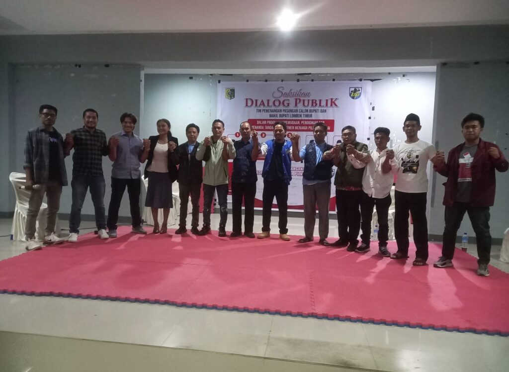 Kupas Program Paslon Bupati Lotim, KNPI Adakan Dialog Publik Bersama Tim Pemenangan