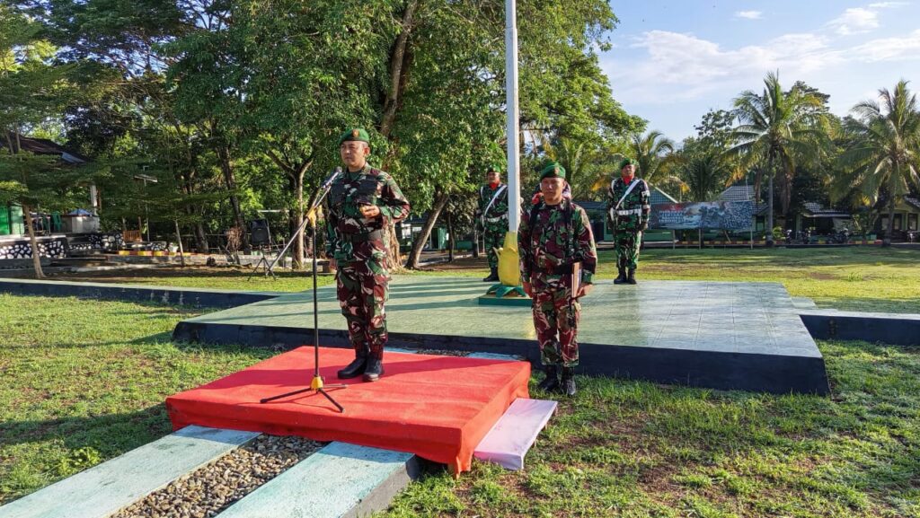 Ini Amanat Kasad Pada Upacara Bendera 17 san Yang Digelar Kodim 1614/Dompu