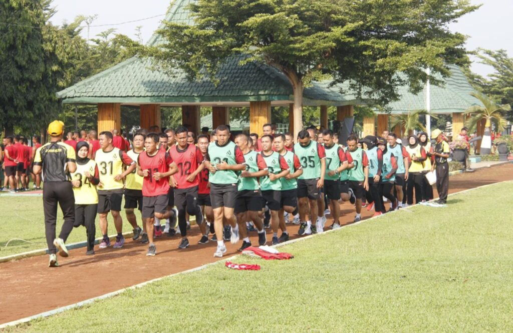 Uji Kemampuan Fisik, Kodim 0808/Blitar Melaksanakan Tes Kesegaran Jasmani