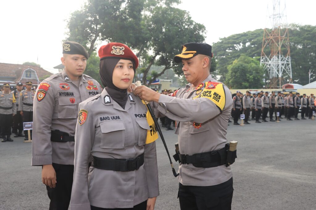 Apel Serpas Tahap Pungutan Suara, Polres Loteng Libatkan 750 Personel Amankan Pilkada 2024.