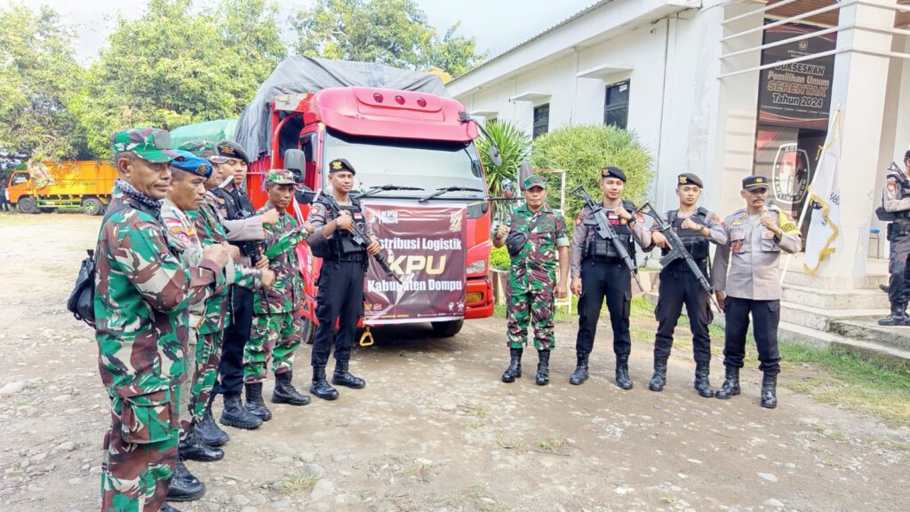 Pastikan Aman , Dandim Bersama Kapolres Pantau Pendistribusian Logistik Pilkada Serentak Tahun 2024