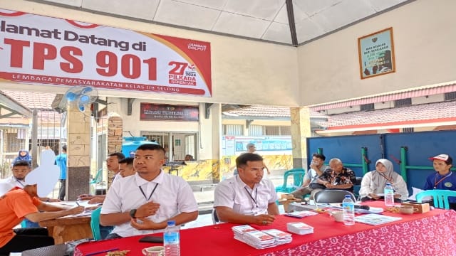 Warga Binaan Lapas Selong Antusias Gunakan Hak Pilihnya