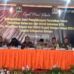 Dandim Hadiri Rapat Pleno Terbuka Rekapitulasi Hasil Perhitungan Perolehan Suara Pilkada Serentak Tahun 2024