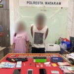 Tim Opsnal Sat Resnarkoba Polresta Mataram Amankan Pasangan Suami Istri Karena Diduga Mengedarkan Narkoba