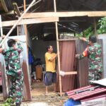 Kodim 1002/HST Bedah Rumah Warga Kurang Mampu dalam Rangka HUT Korem 101/Antasari