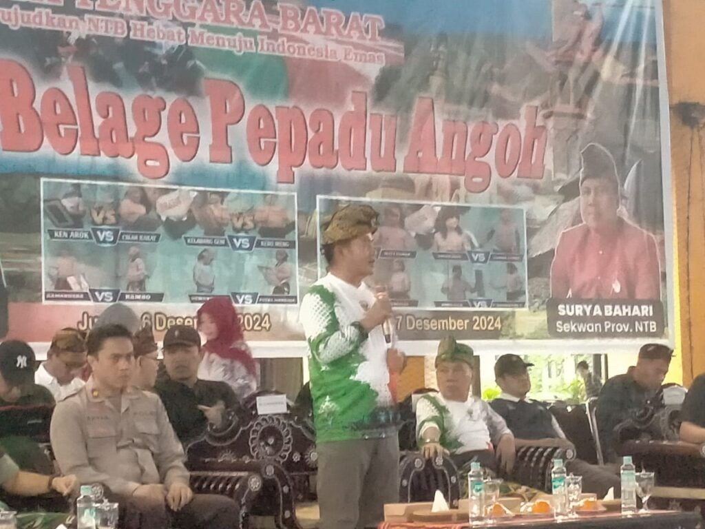 Buka Lomba Presean, Pj Gubernur NTB Serukan Sosialisasi Budaya Leluhur