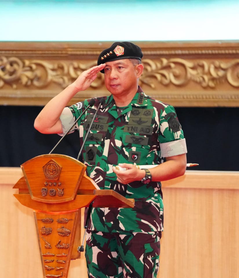 Panglima TNI Terima Laporan Korps Kenaikan Pangkat 16 Perwira Tinggi TNI