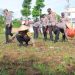 Polres Lombok Utara dan Dinas Pertanian Gelar Pemupukan Perdana untuk Ketahanan Pangan