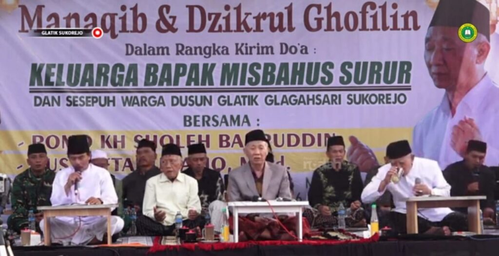 Mempererat Tali Silaturahmi, Babinsa Hadir Dalam Manaqib dan Dzikrul Ghofilin