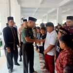 Tingkatkan Ukhuwah Islamiyah, Danramil 26/KCG Bersama Unsur Forkopimcam Hadiri Maulid Nabi Muhammad SAW Di Masjid Jami’ Al-Ichsan