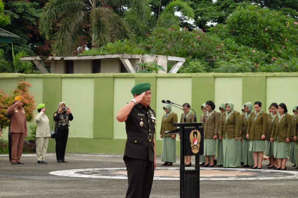 Kasrem 162/WB Pimpin Ziarah Rombongan Peringati Hari Juang TNI-AD 2024