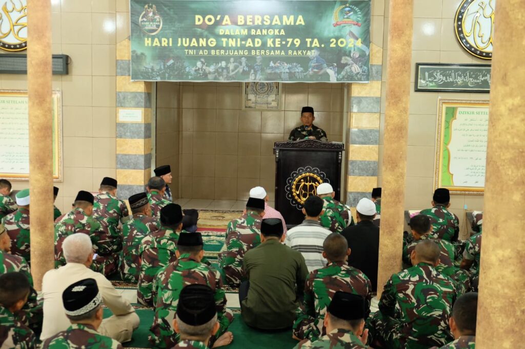 Doa Bersama Hari Juang TNI AD: Wujud Harmoni dan Komitmen Menjaga Kedaulatan Bangsa