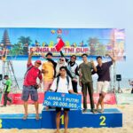 Kodim 1606/Mataram Juara di Turnamen Voli Pantai Internasional