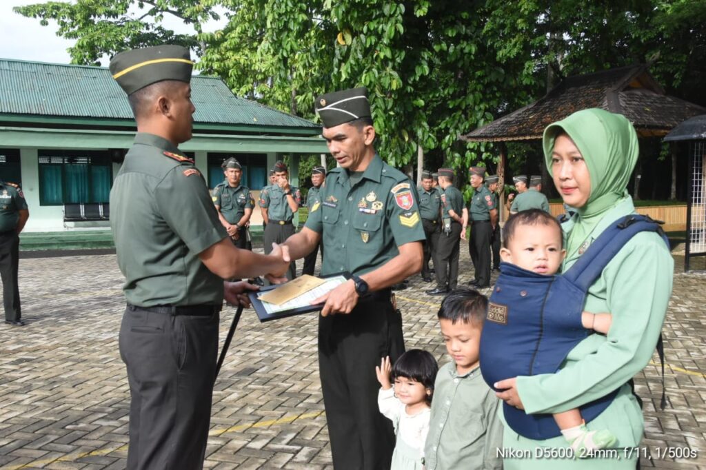 Prajurit Kodim 1002/HST Berpindah Tugas, Jalin Silaturahmi Tetap Terjaga