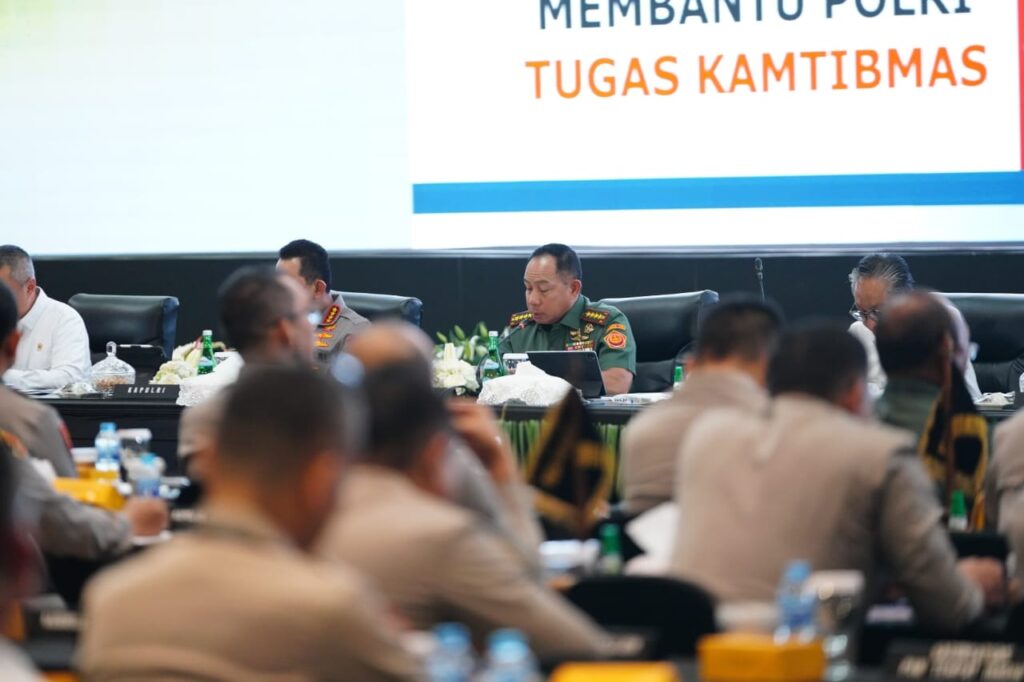 Panglima TNI Hadiri Rakor Lintas Sektoral Kesiapan Operasi Lilin 2024