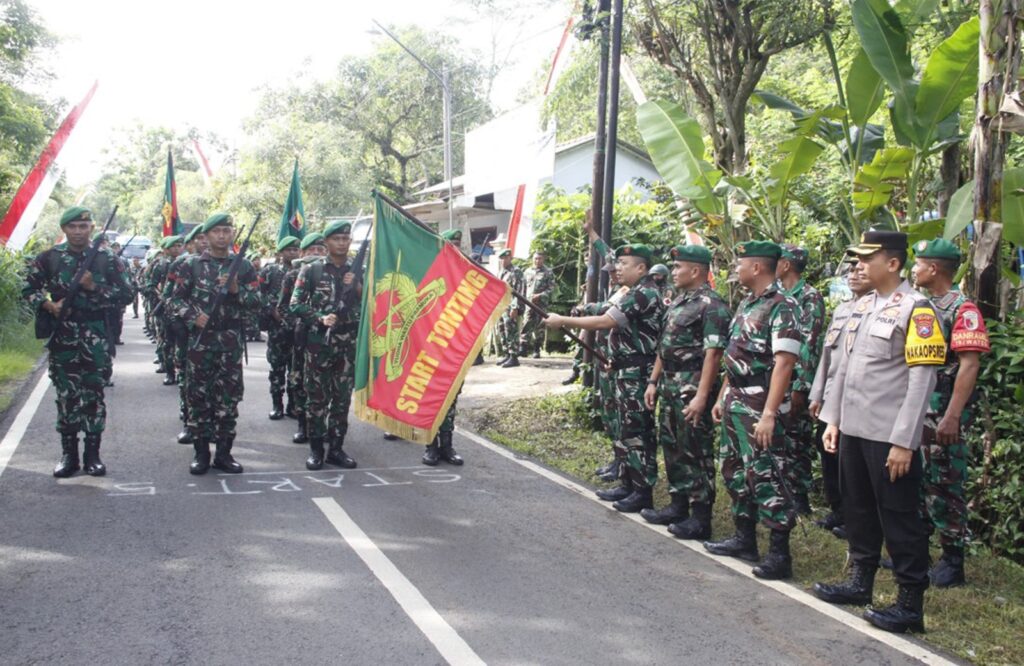 Peleton Beranting Yudha Wastu Pramuka Jaya Tahun 2024 Tiba Di Blitar