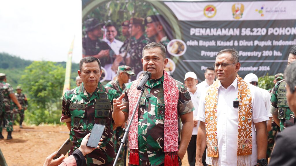 Kasad: Program Agroforestry Tingkatkan Produktivitas Lahan dan Kesejahteraan Rakyat