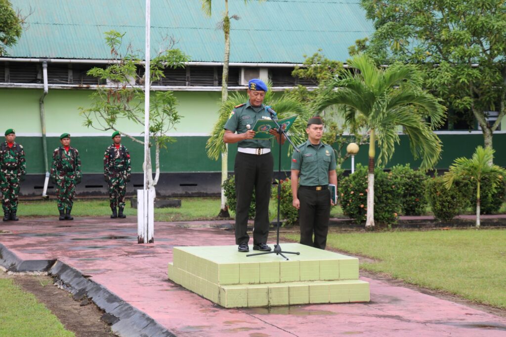 Penghujung Tahun 2024, Kodim 1203/Ketapang Gelar Upacara Bendera 17-an Bulan Desember