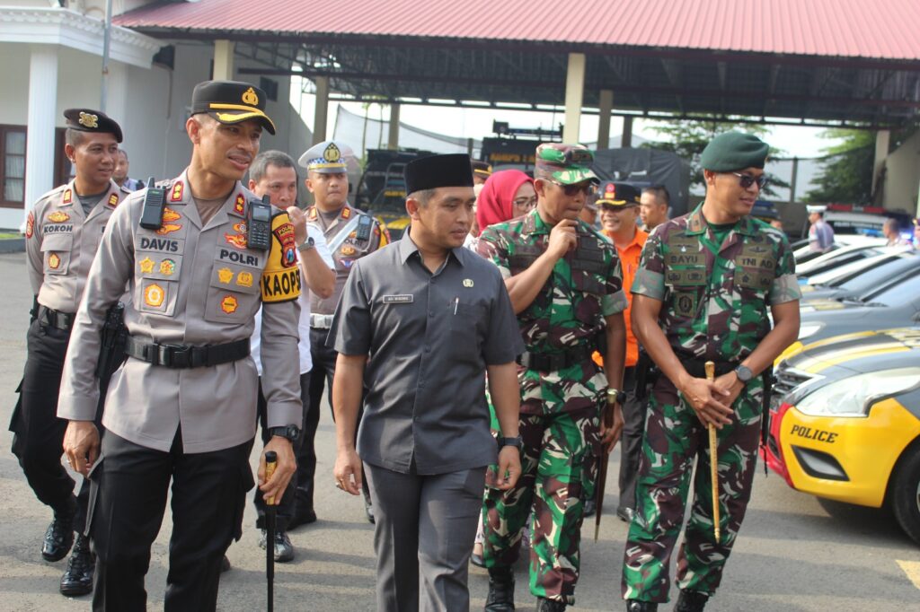 Dandim Hadiri Apel Operasi Kepolisian Terpusat Lilin Semeru 2024