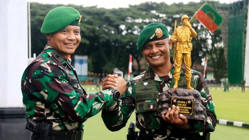 Hat-trick Juara! Yonif 412 Kostrad Pertahankan Gelar Peleton Beranting Tiga Tahun Berturut-turut