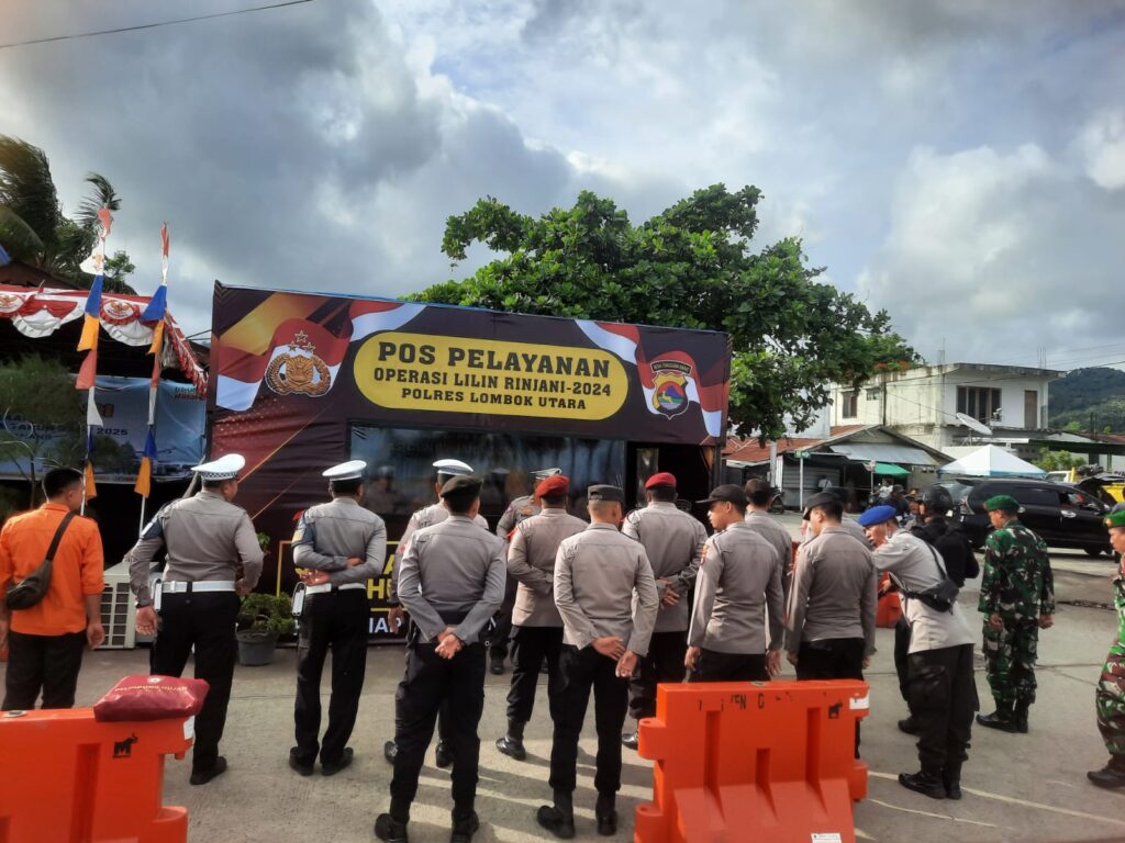 Hadapi Nataru Polres Lombok Utara Terjunkan 95 Personil