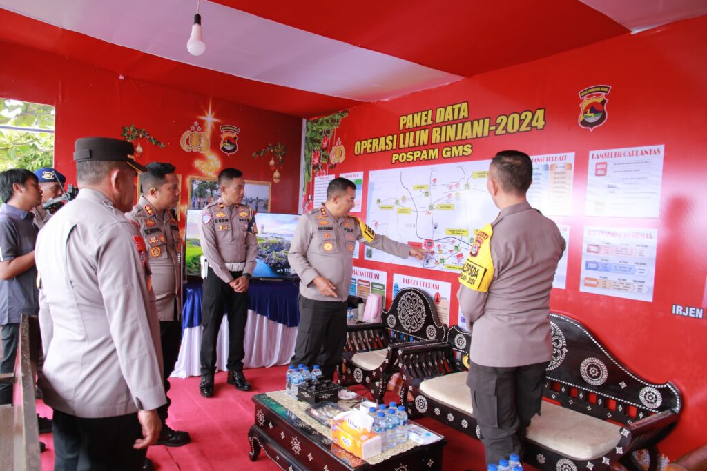 Kapolda NTB Tinjau Kesiapan Pospam Operasi Lilin Rinjani 2024 GMS Lombok Barat