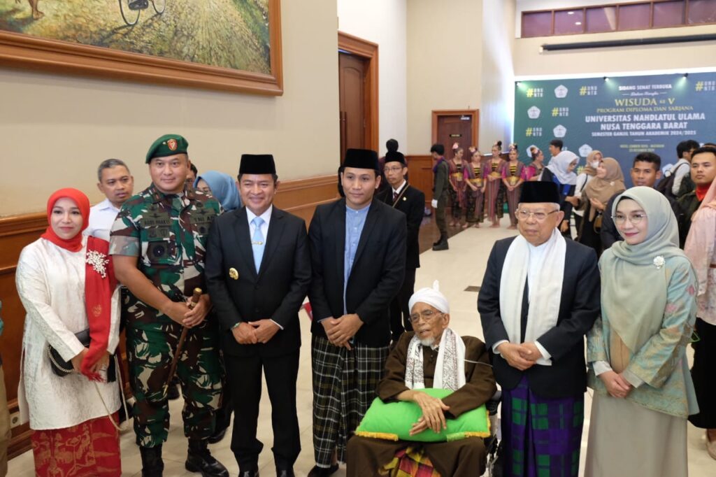 Hadiri Wisuda ke V UNU NTB, Danrem 162/WB Dukung Pendidikan Berkualitas di NTB