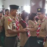 Danramil 03/Wanasari Hadiri Pembukaan Kursus Pembina Mahir Dasar dan Pelantikan Pembina Pramuka 