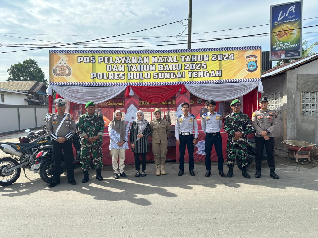 Aparat Gabungan Jaga Ketat Keamanan Nataru di Hulu Sungai Tengah