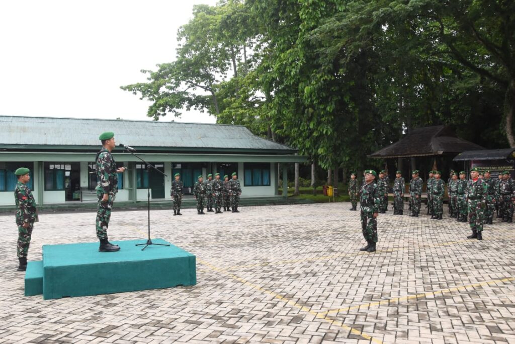 Kodim 1002/HST Gelar Upacara Bendera Merah Putih, Perkuat Soliditas dan Semangat Patriotisme