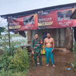 Babinsa Koramil Martapura ” Terus Pantau Perkembangan Banjir Diwilayah 