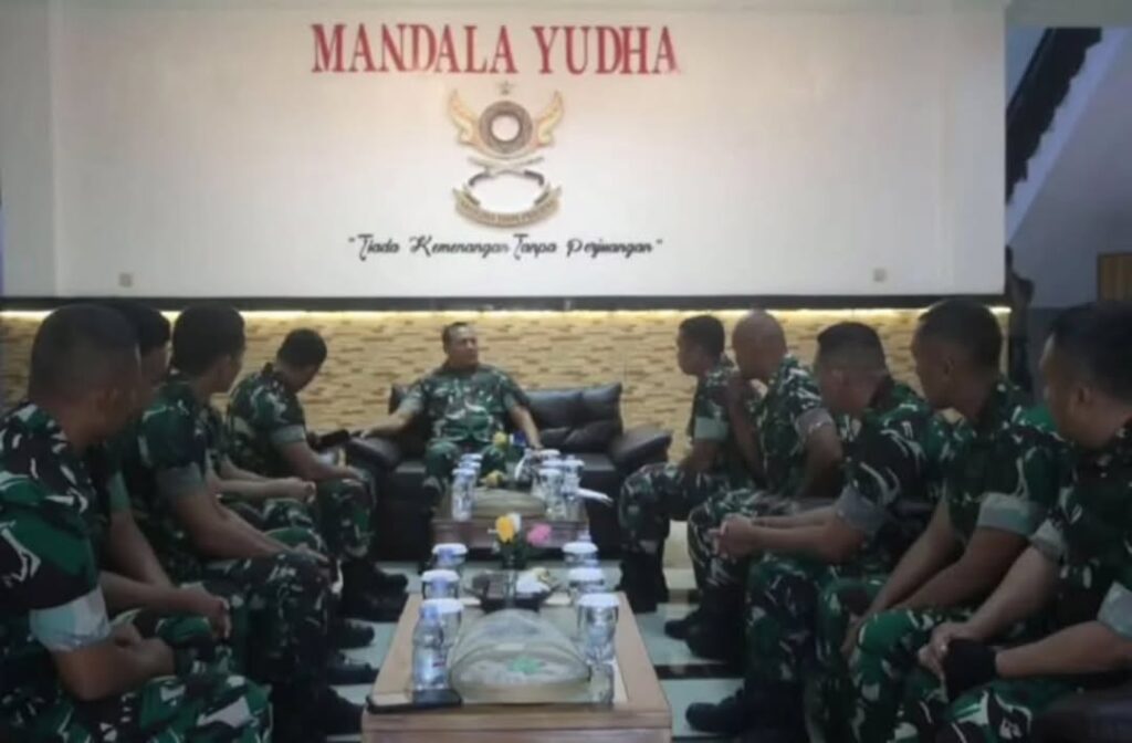 Kasdivif 1 Kostrad Apresiasi Kebersihan dan Kedisiplinan Brigif 14 Kostrad