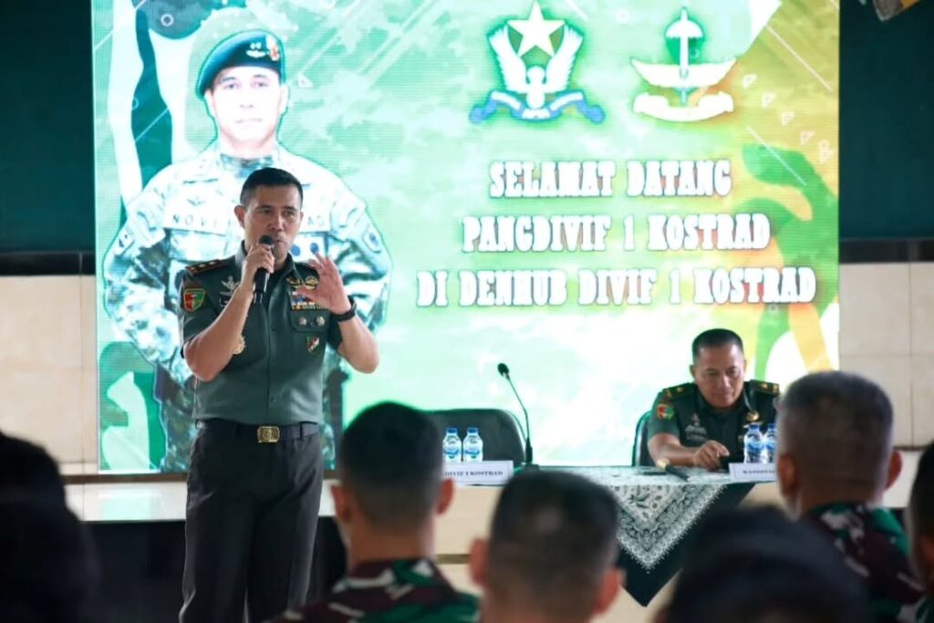 Pangdivif 1 Kostrad Kunjungi Markas Kota Yudha Divif 1 Kostrad