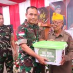 Kunker Perdana, Danrem 121/Abw dan Ketua Persit KCK Koorcab Rem 121 Berikan Pengarahan Kepada Prajurit Dan Persit Kodim Ketapang.