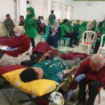 Komandan Kodim 1006/Banjar Hadiri Kegiatan Donor Darah di Acara HUT Persit ke-79