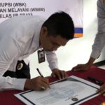 Komitmen Bersama Siap WBK, Rutan Praya Canangkan Pakta Integritas dan Perjanjian Kinerja