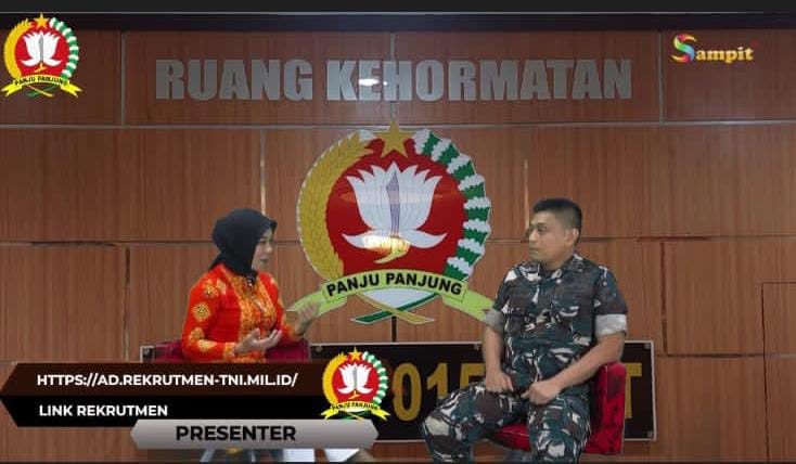 Komandan 1015/Sampit Via Podcast RGS Sosialisasikan Penerimaan Prajurit TNI AD