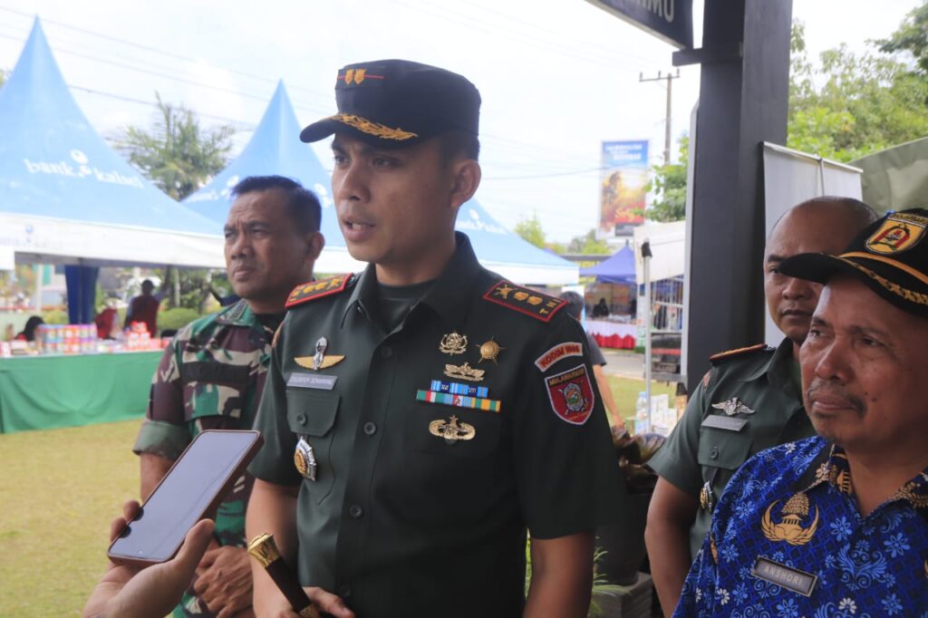 Dandim 1006/Banjar ” Personil Babinsa Dan Juga Danramil Tetap Siaga Dilokasi Banjir Diwilayah 