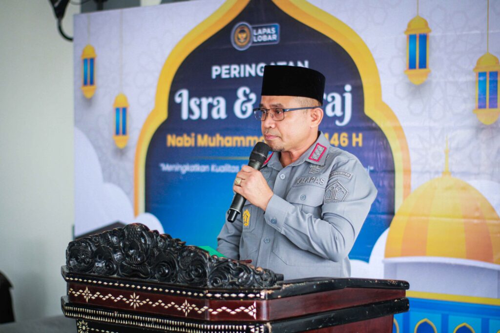 Peringatan Isra Mi’raj, Kalapas Ajak Warga Binaan Tingkatkan Kualitas Sholat