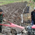 Babinsa Jempong Baru Dampingi Petani Perluas Sawah 3,2 Hektar