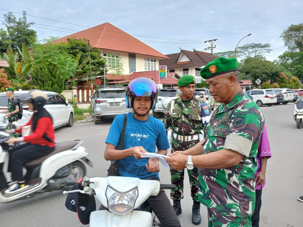 Kodim 1015/Sampit Kampanye Kreatif Penerimaan Prajurit TNI AD 2025