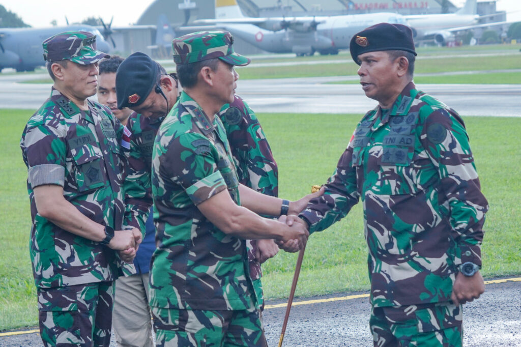 Pangkostrad Hadiri Penyambutan Kontingen Patriot Indonesia