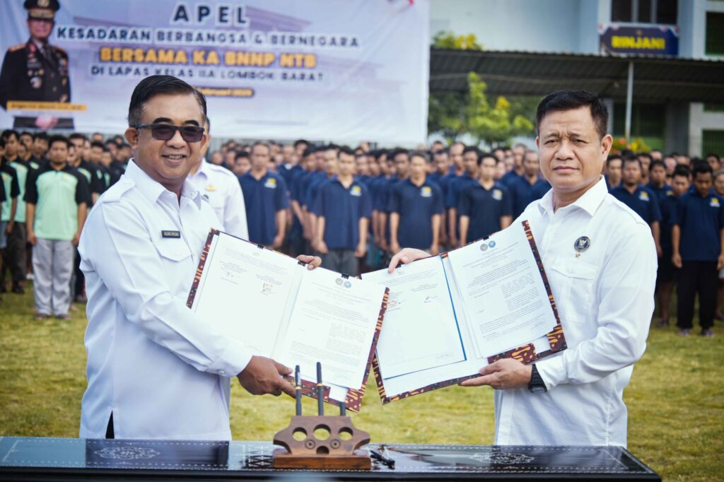 Ditjenpas NTB dan BNNP Sepakati Kerja Sama P4GN & Penyelenggaraan Program Rehabilitasi di Lapas dan Rutan se-NTB