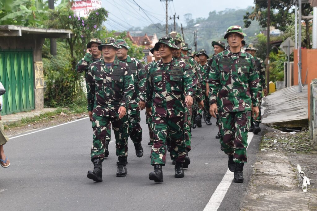 Kodim 0707/Wonosobo Gembleng Fisik Anggota dengan Hanmars