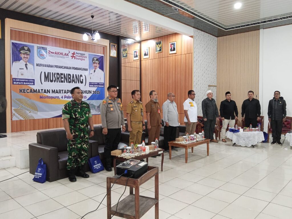 Koramil 1006-06/Mtp Kota Dukung Musrenbang Bangun Infakstruktur Pembangunan dan Pendidikan, Serta Kesehatan Martapura 