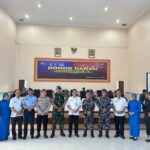 Danlanal Mataram Bersama Kepala BNNP NTB Gelar Vicon Donor Darah Dalam Rangka HUT Polisi Militer Ke-79