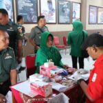 Setetes Darah Sejuta Harapan, Kodim 0808/Blitar Gelar Donor Darah Sambut HUT Persit Ke 79