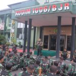 JAM PIMPINAN kepada Prajurit dan PNS ” Dandim 1006/Banjar Sampaikan Pesan Bapak Presiden RI