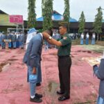 Danramil Barabai Buka Pendidikan Karakter Bela Negara di SMK Negeri 1 Barabai